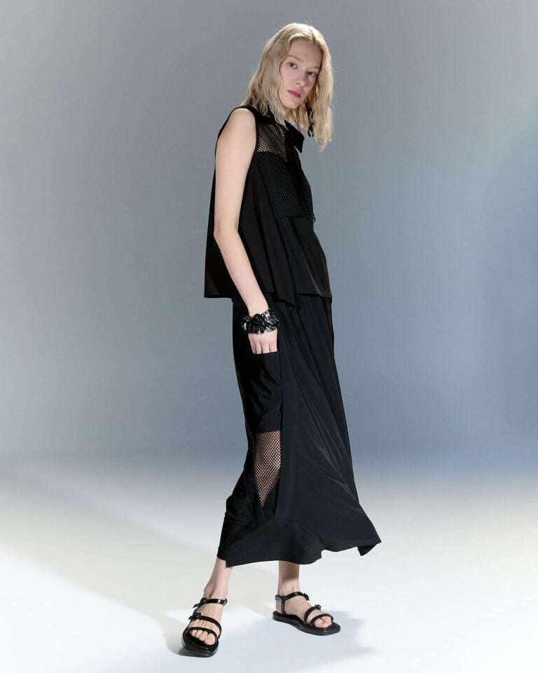 Modern Dokunuş Siyah Bluz