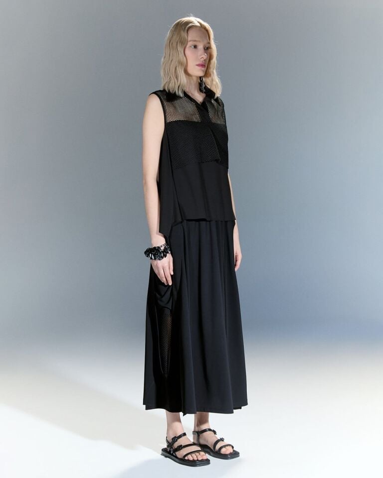 Modern Dokunuş Siyah Bluz