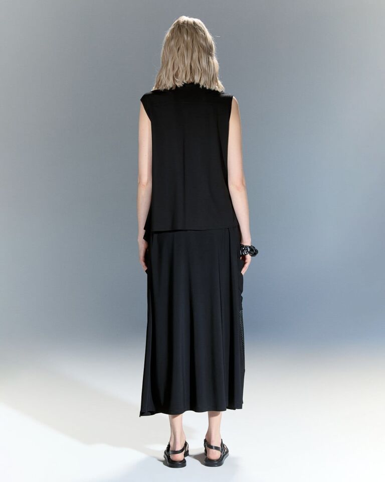 Modern Dokunuş Siyah Bluz