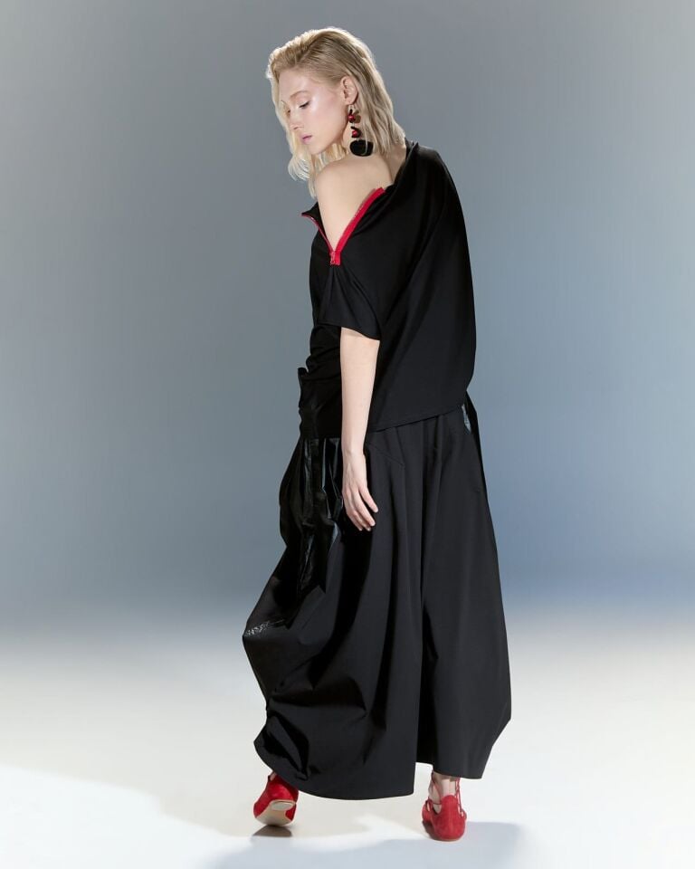 Monokrom Işıltı Etek